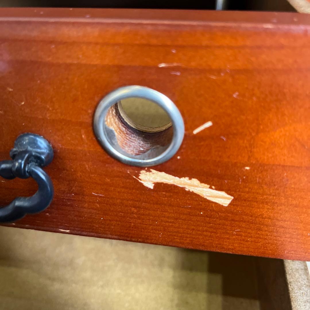 【アンティーク】木製 折りたたみ式 文机 3杯 小箪笥 小物入れ 昭和レトロ