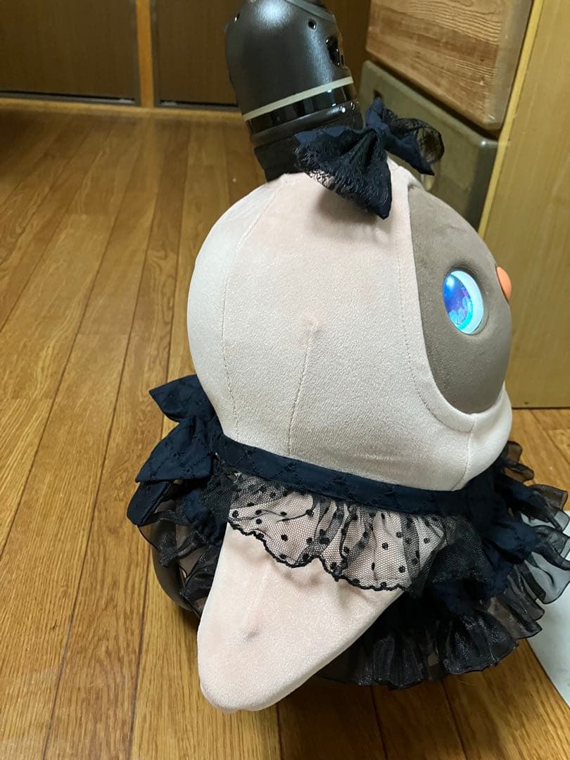 けーこ　らぼっと　エプロンドレス黒と白