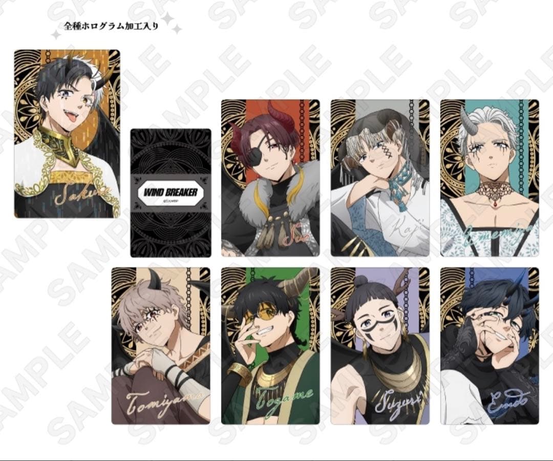 WIND BREAKER ウィンブレ デビル 缶バッジ カード BOX 特典