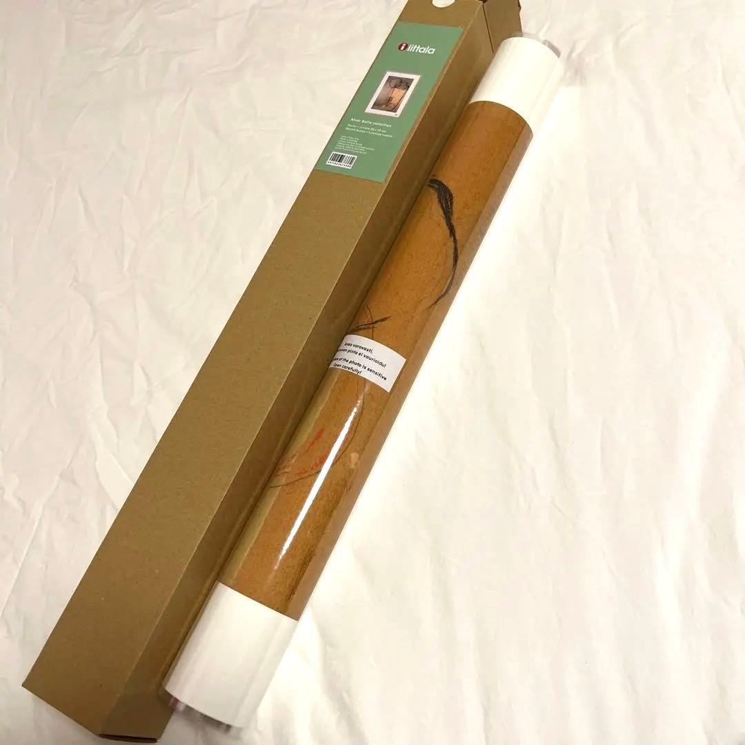  イッタラ　アートポスター アルヴァ・アアルト スケッチ ブラウン