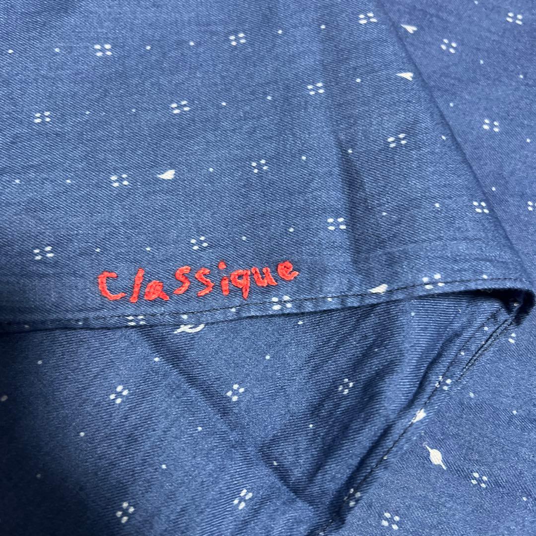 Itamiポータークラシック ハンドワーク　インディゴストール