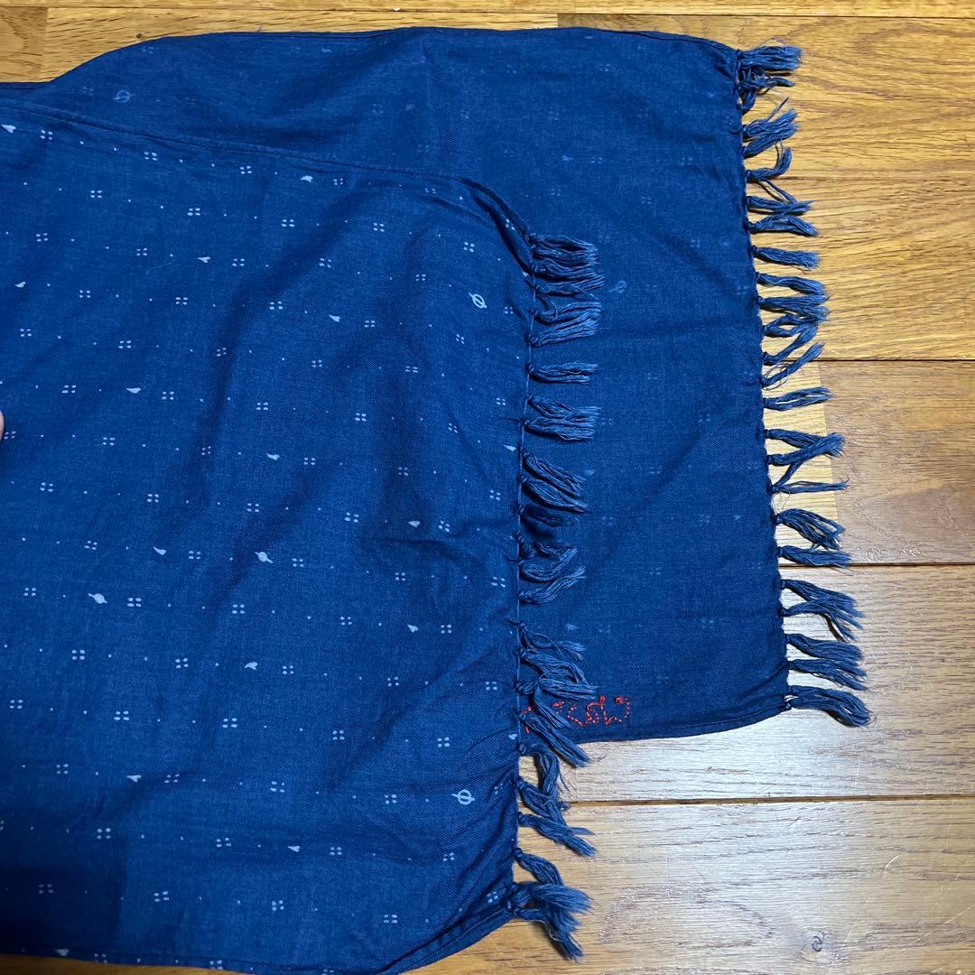 Itamiポータークラシック ハンドワーク　インディゴストール