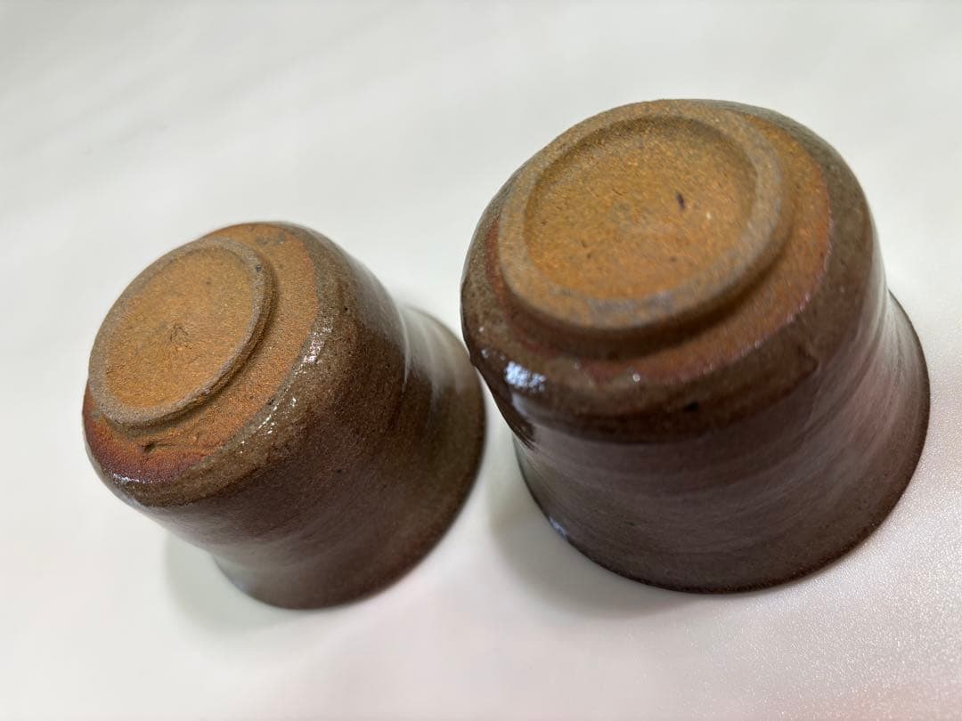 西岡小十　絵唐津（徳利・ぐい呑み2個）