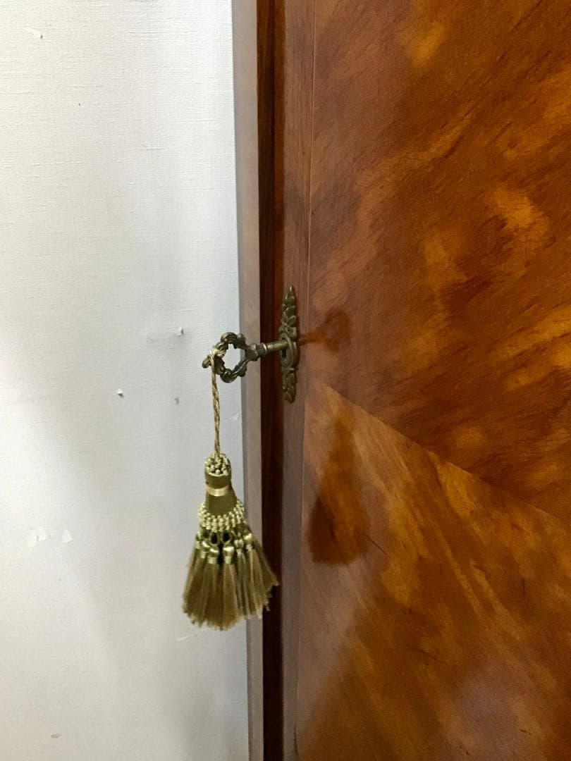 管378☆イタリア製☆象嵌細工☆コーナーキャビネット