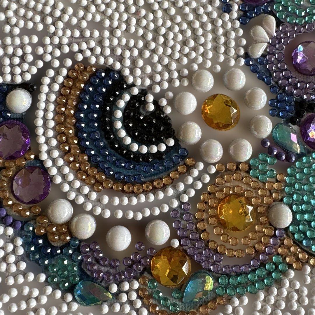 ビーズアート ライオンの顔