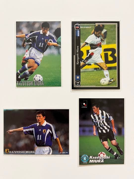 三浦知良カズ カードセット サッカー