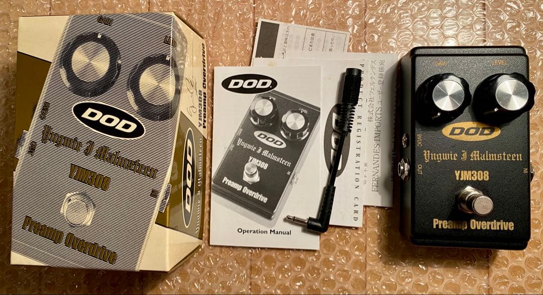 生産完了DOD YJM308 Preamp Overdrive