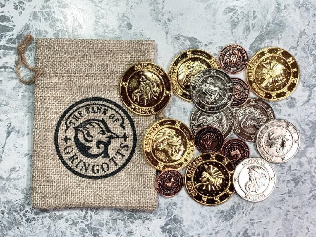 「ハリー・ポッター　グリンゴッツ魔法銀行  ＆ 専用袋 セット」