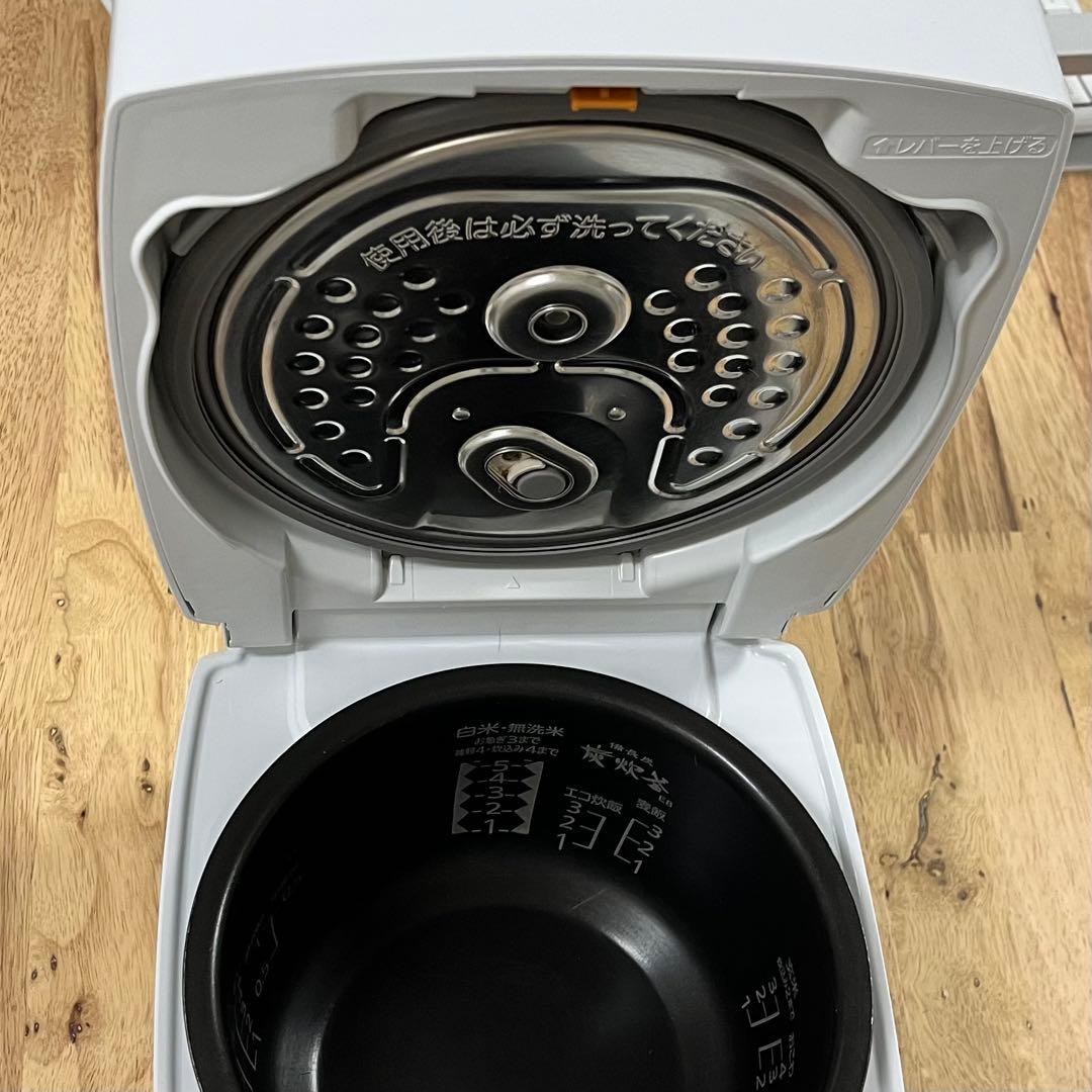 【日本製】三菱電機 炊飯器 5.5合 備長炭炭炊釜 淡雲 NJ-VEC10-H