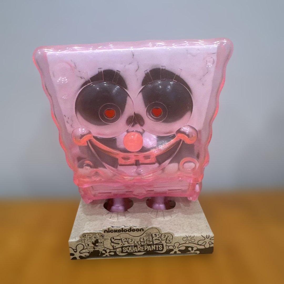 SPONGEBOB Ｘ-ＲＡＹ　スポンジボブ フィギュア 3体セット＊色褪せ有り