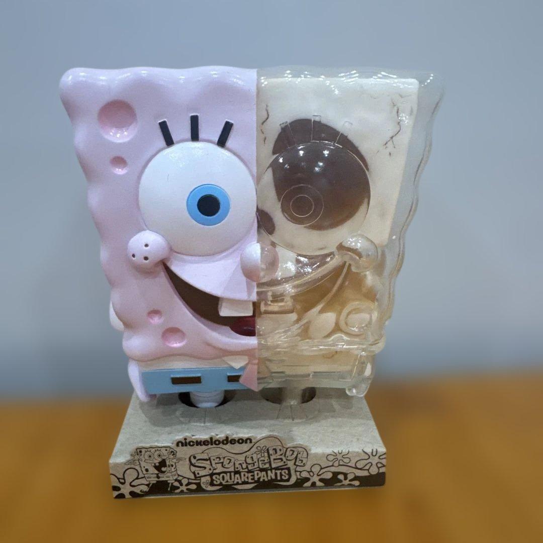 SPONGEBOB Ｘ-ＲＡＹ　スポンジボブ フィギュア 3体セット＊色褪せ有り