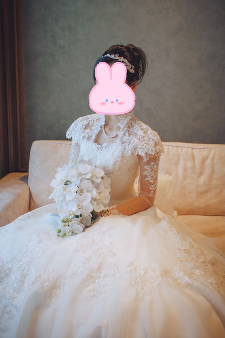 胡蝶蘭のキャスケードブーケ（造花）