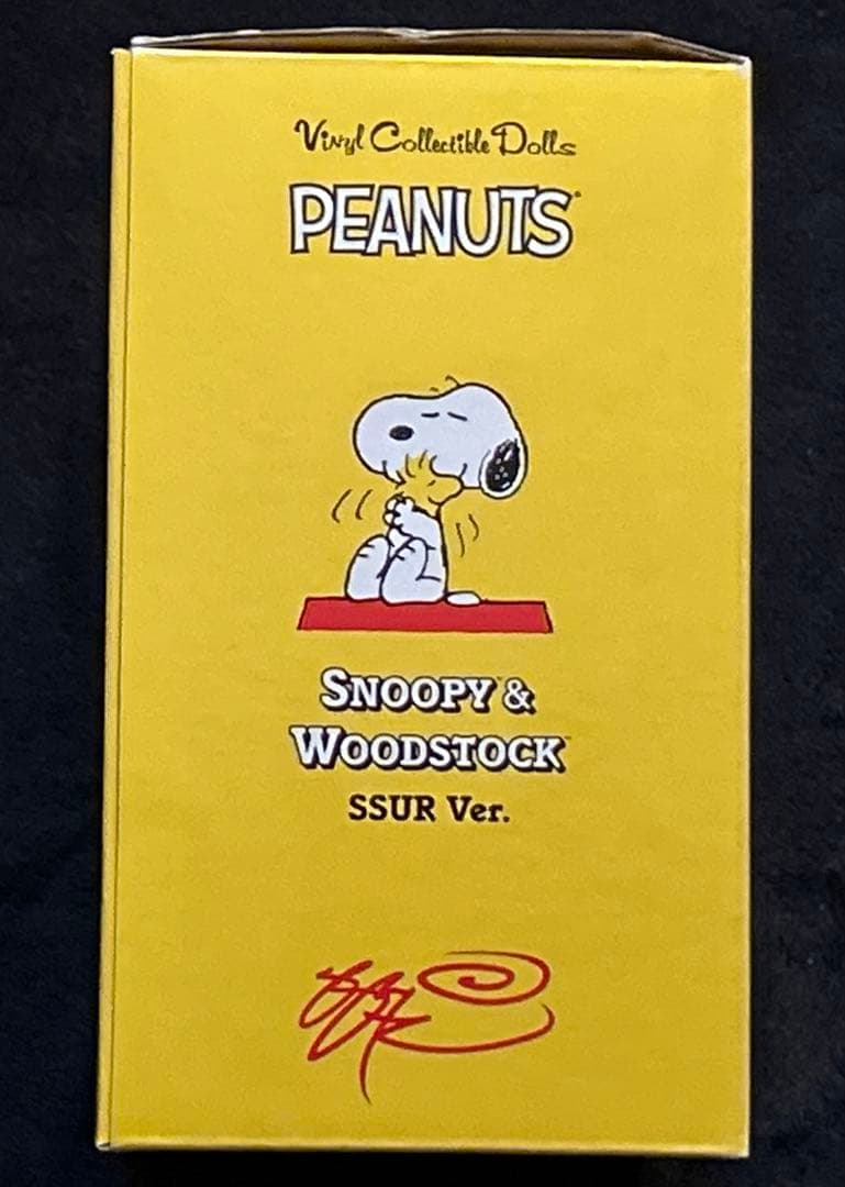 PEANUTS Snoopy & Woodstock 新品 黄 メディコムトイ