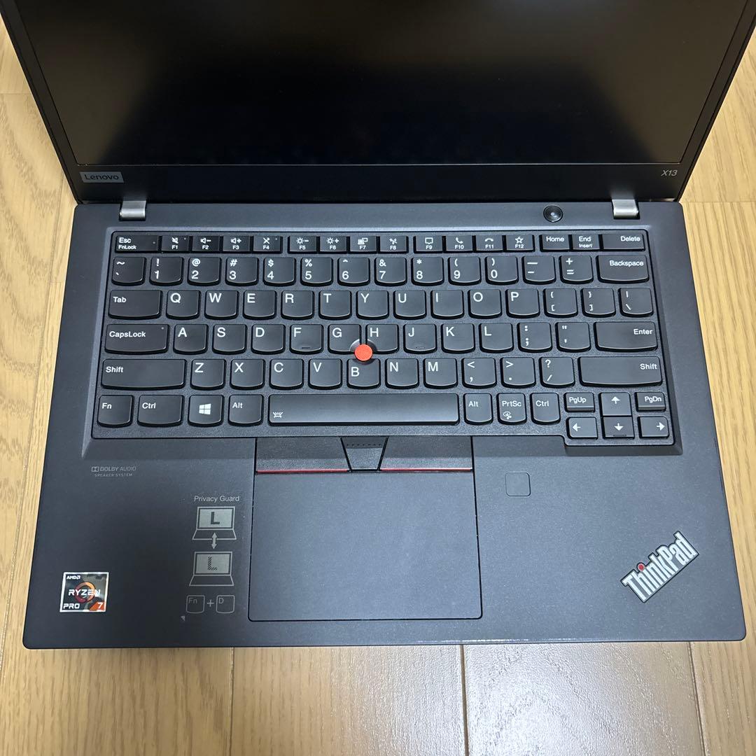 【ジャンク】ThinkPad X13 GEN1 Ryzen 4750U