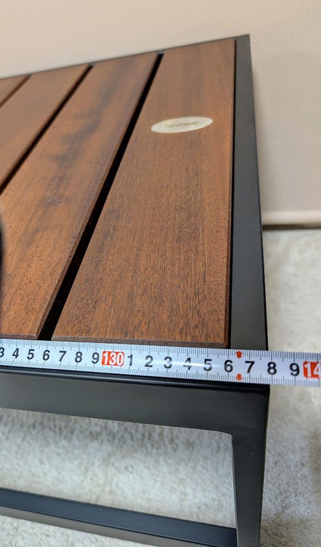 ベンチ椅子　無垢チーク板　美品☆ 引取限定！近辺なら納品相談下さい