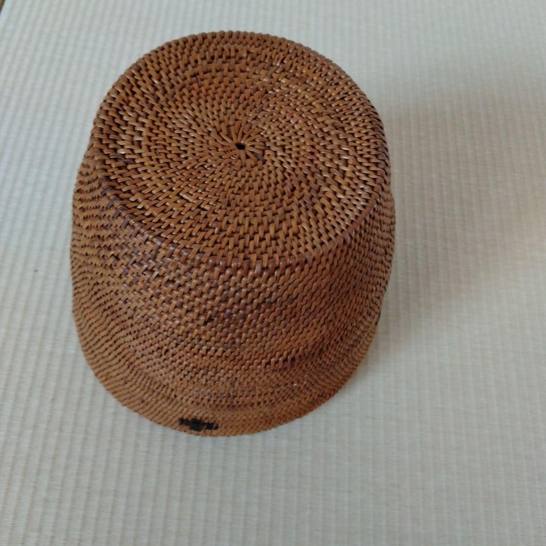 アタ とんがり帽子 バスケット バリ島雑貨 アタ製品 小物入れ