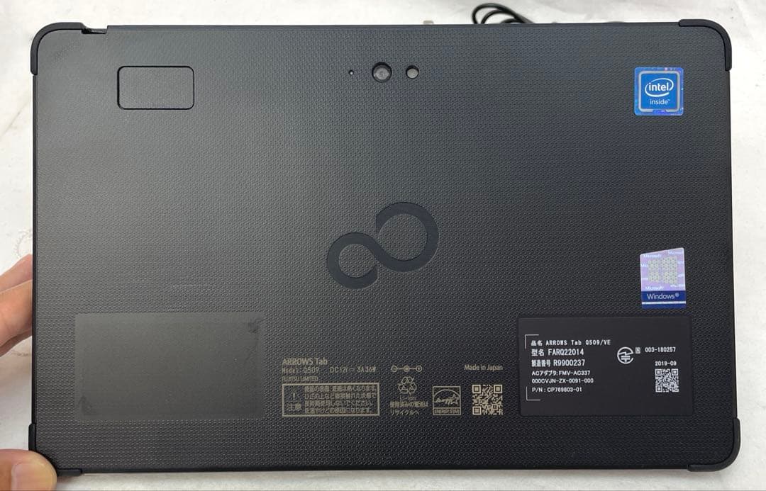 ARROWS Tab Q509/VE SSD128GB ペン付 超美品　#A