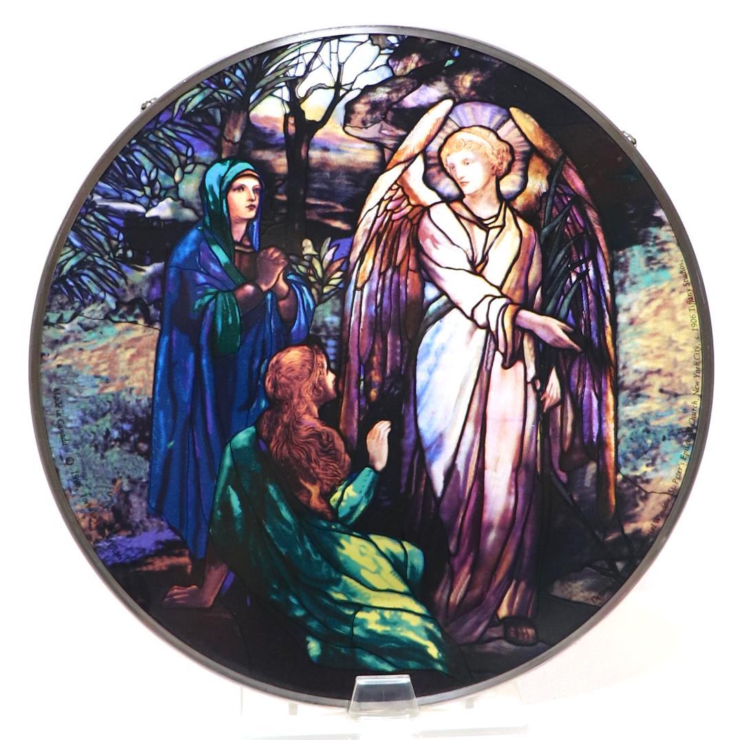 セントピーターズ教会 大型 ヴィンテージ ステンドグラス ティファニー・スタジオ