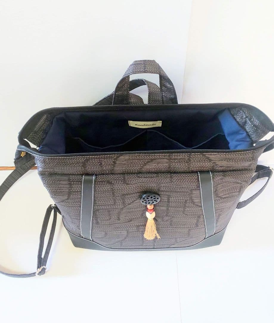 お雛様さま専用✳ハンドメイド*大島紬*リュック♪正絹