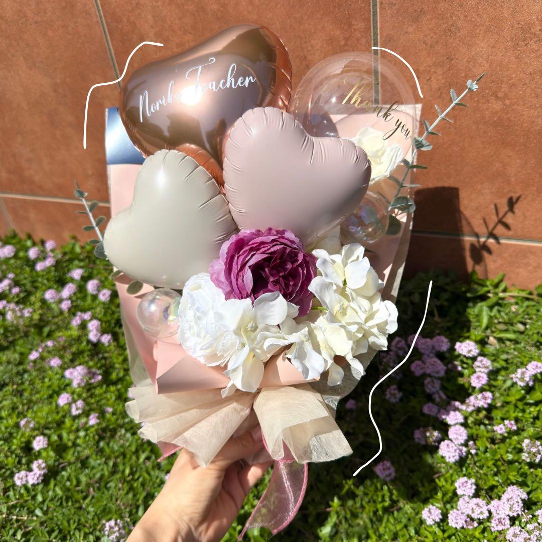 2点❤︎ひーろみ♡☻卒業式バルーンブーケ｜