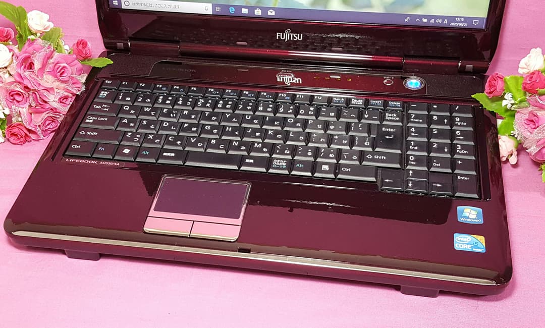 ワインレッド✿BIBLO✿最新Win10✨CORE-2✨大容量HDD✨メモリ4G