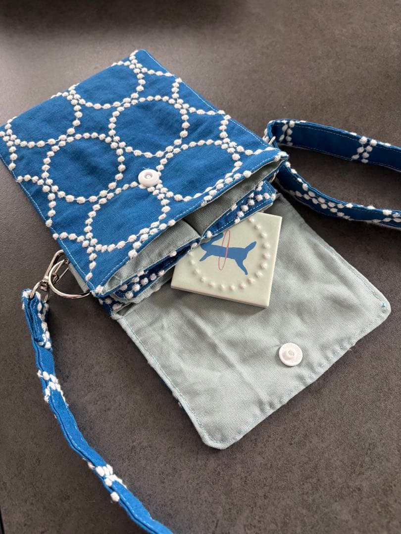 ミナペルホネン ハンドメイド ショルダーポーチ