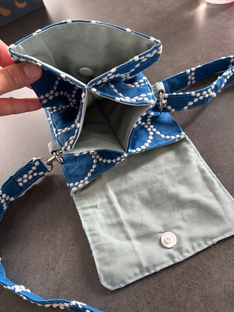 ミナペルホネン ハンドメイド ショルダーポーチ
