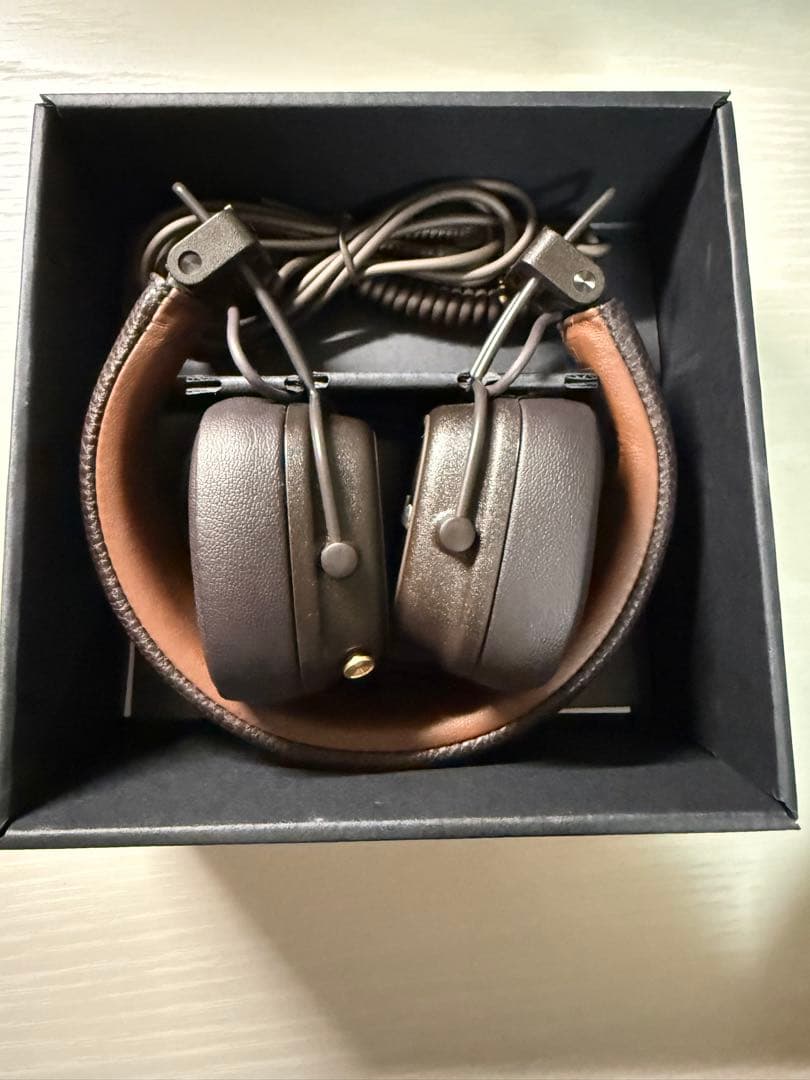 Marshall Major IV マーシャル ワイヤレスヘッドフォン ブラウン