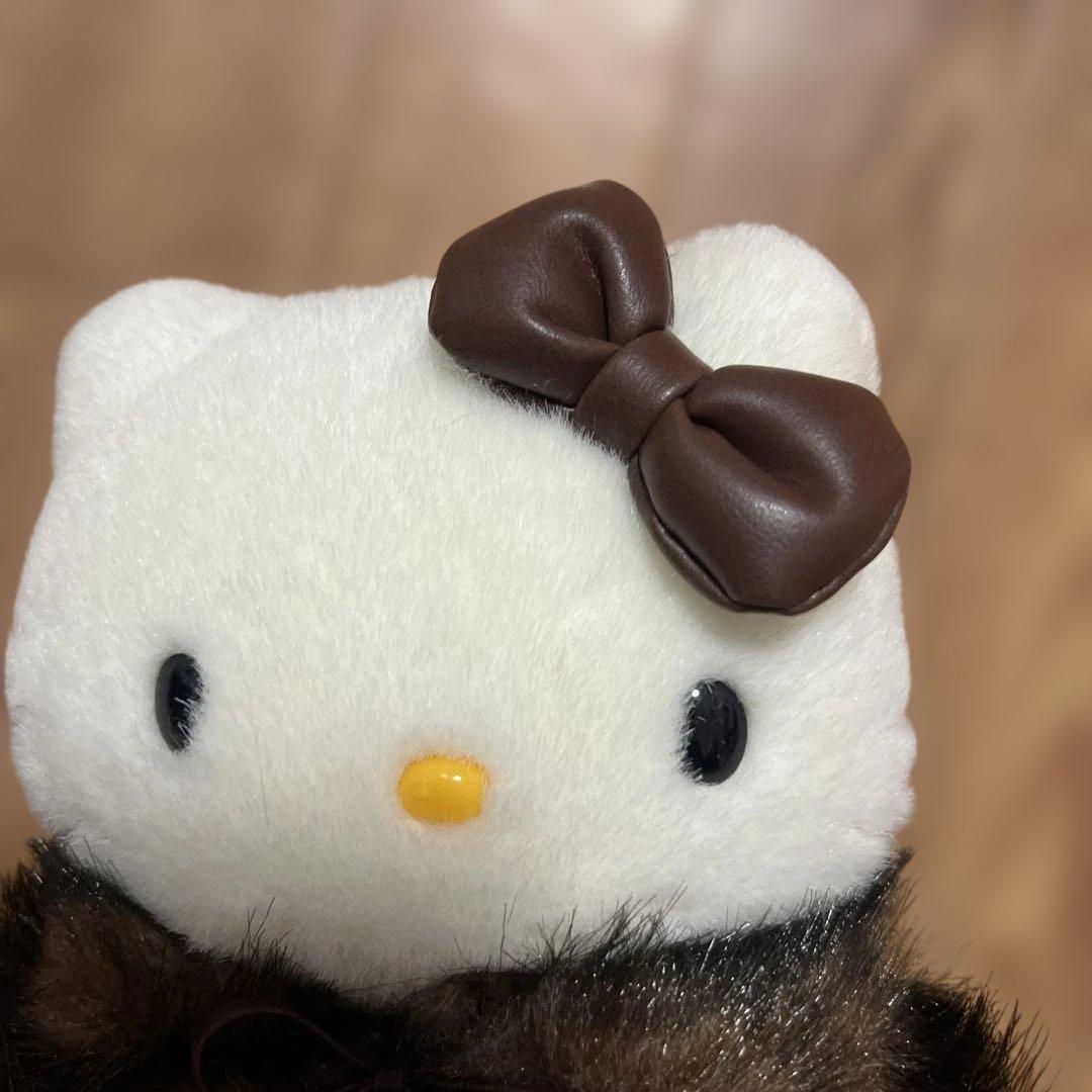 ハローキティ ぬいぐるみ ファーコート