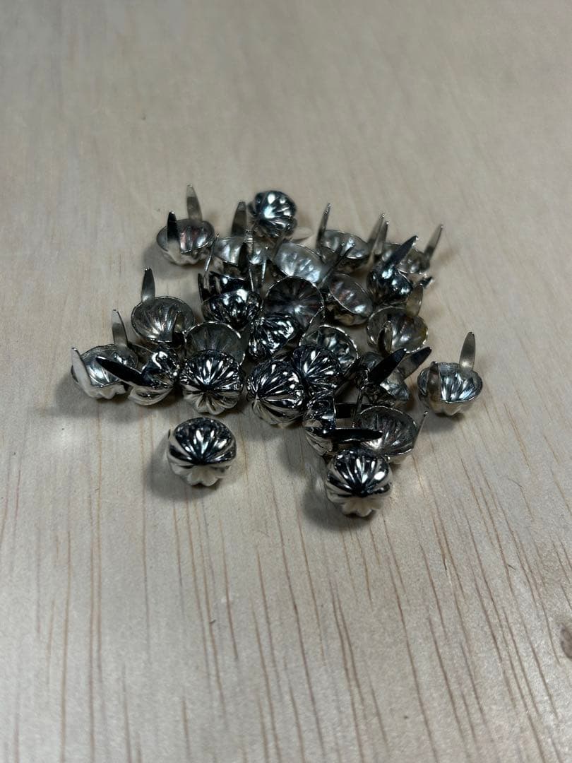 スタンダードリベット アンブレラ スタッズ 9.5mm ニッケル 約250個