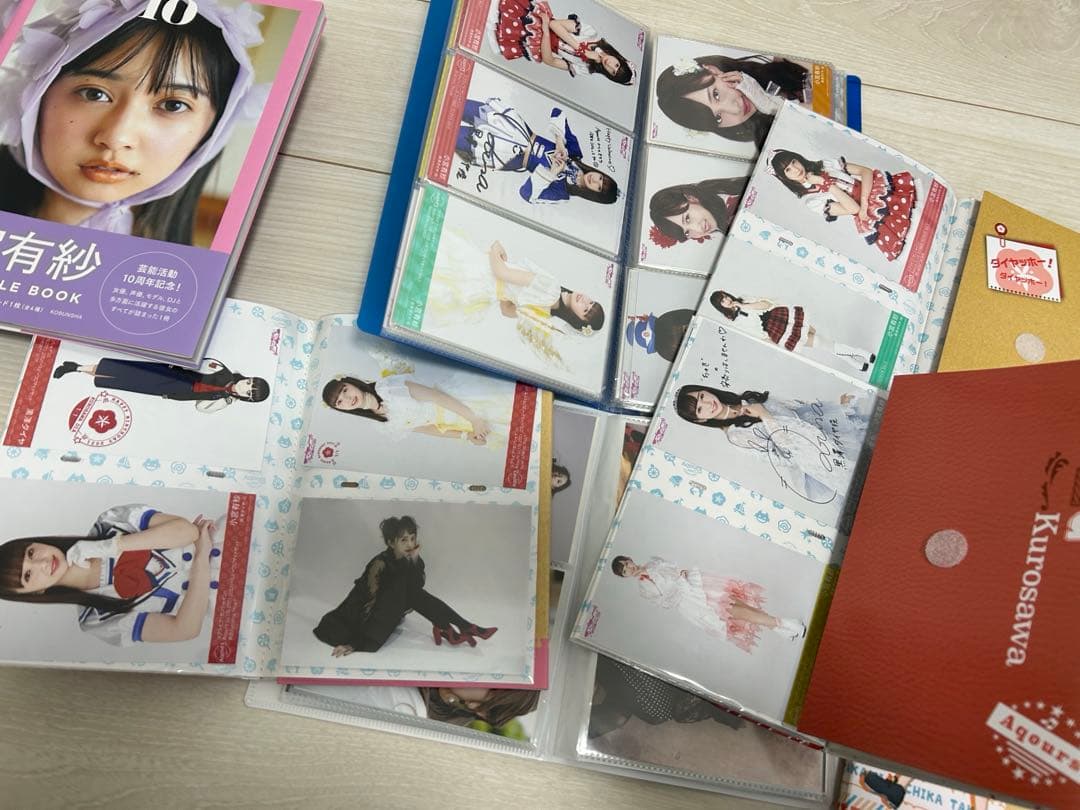 ブロマイド 80枚程 小宮有紗 スタイルブック 直筆サイン有