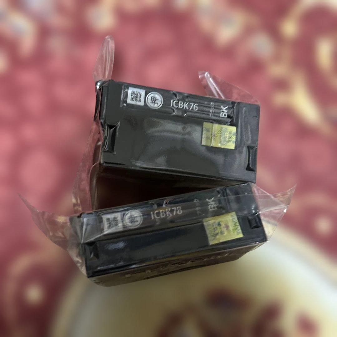 EPSON ICBK76 インクカートリッジ 4個 未使用　箱無し