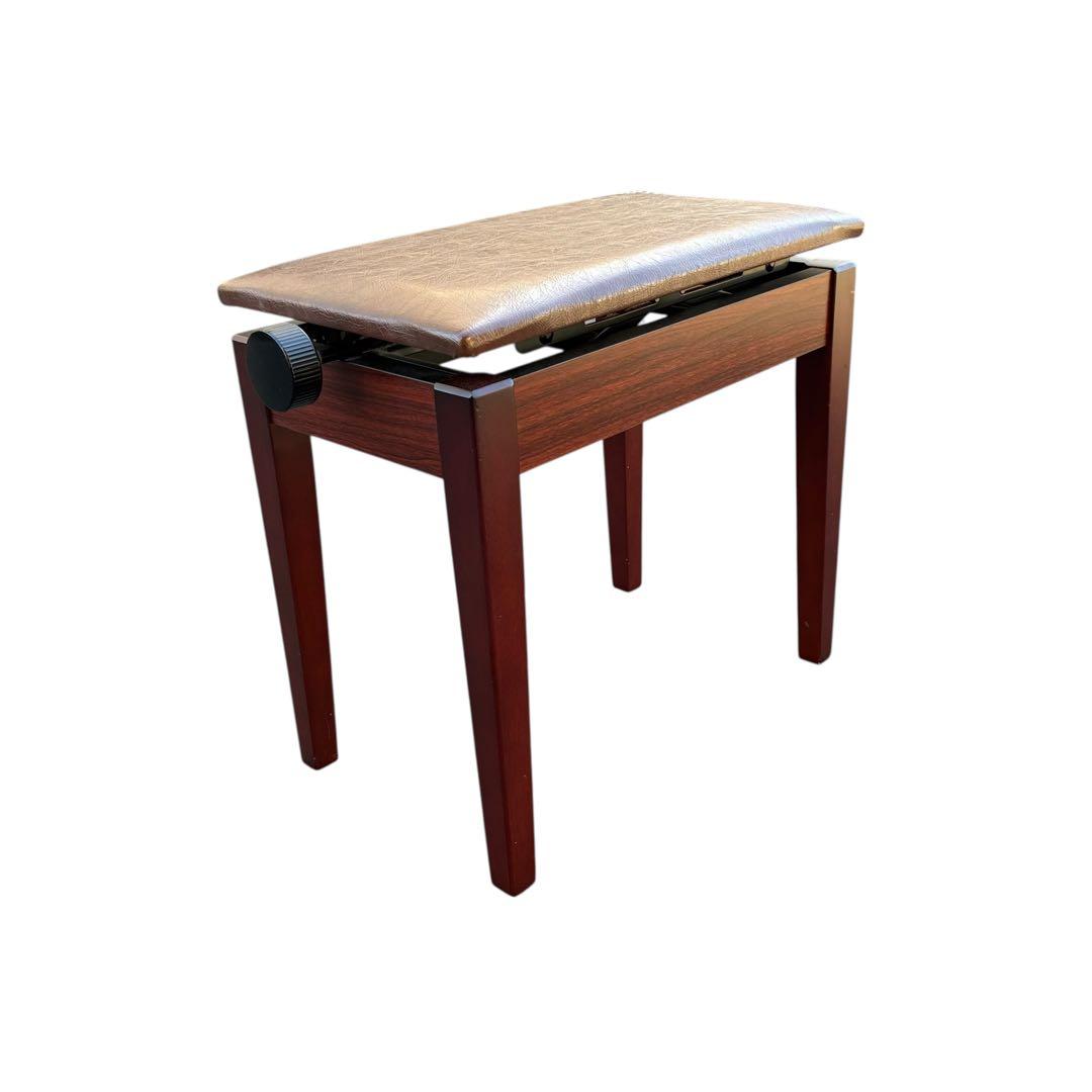 YAMAHA 高さ調整可能 ピアノ椅子　ブラウン