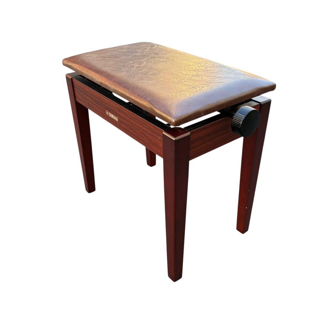 YAMAHA 高さ調整可能 ピアノ椅子　ブラウン