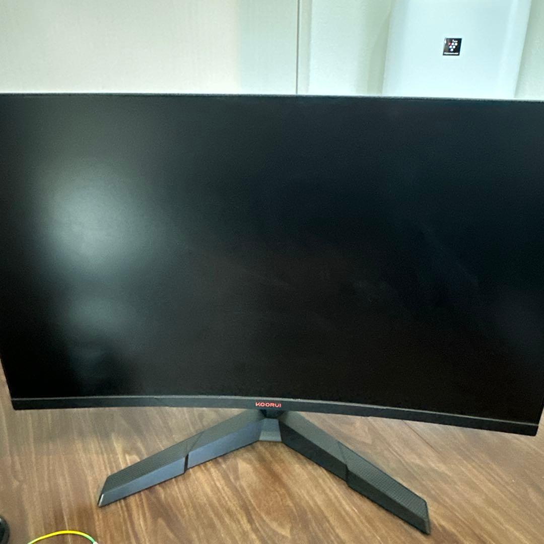 KOORUI 27E6QC 27インチ曲面モニター 144Hz ゲーミング