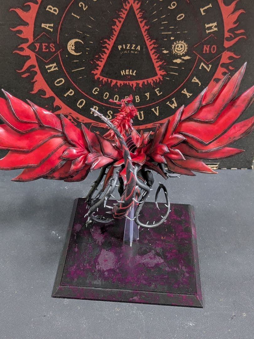 遊戯王　5D's ブラック・ローズ・ドラゴン　プライズ　フィギュア　リペイント