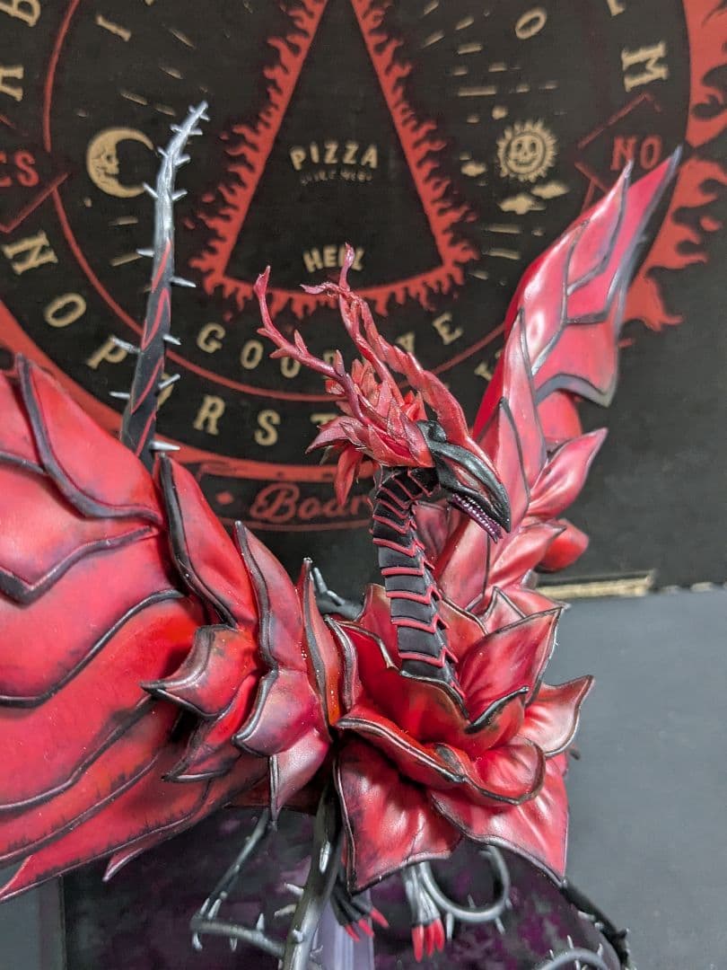 遊戯王　5D's ブラック・ローズ・ドラゴン　プライズ　フィギュア　リペイント