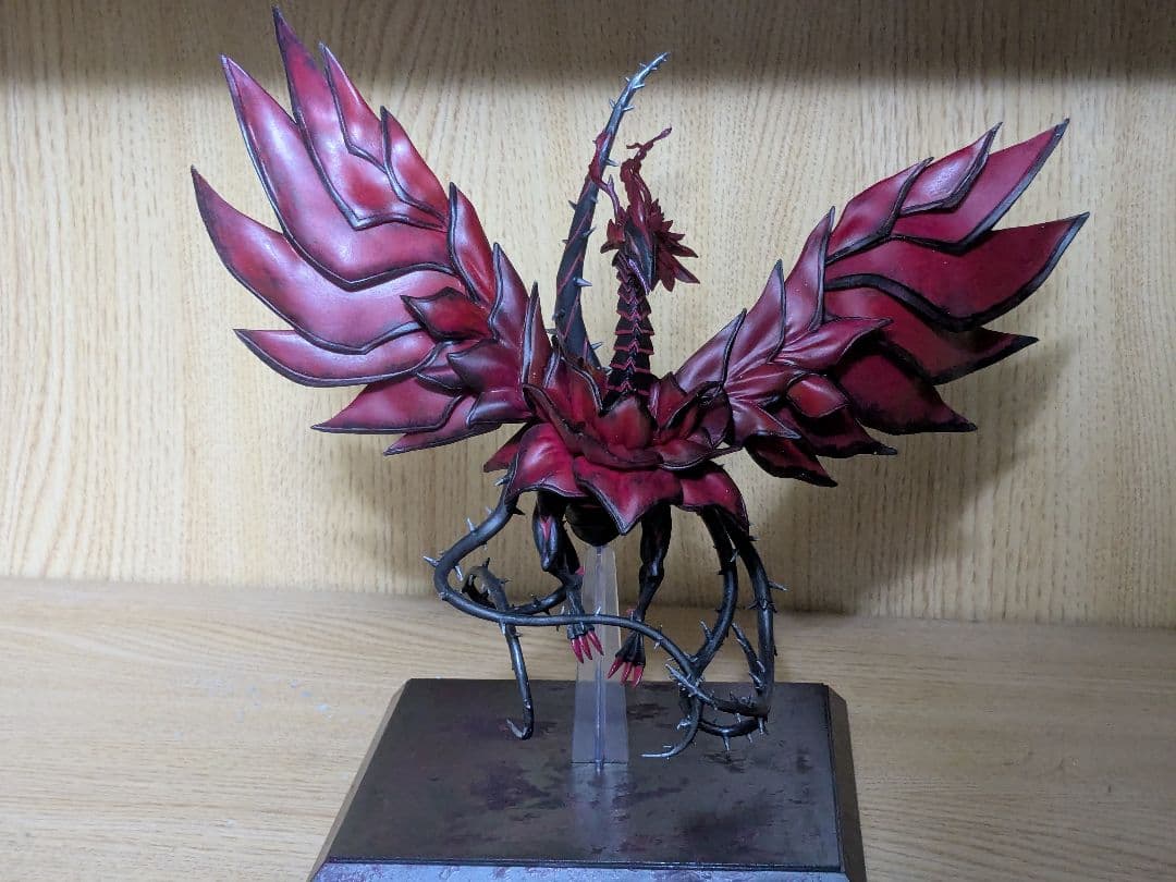 遊戯王　5D's ブラック・ローズ・ドラゴン　プライズ　フィギュア　リペイント