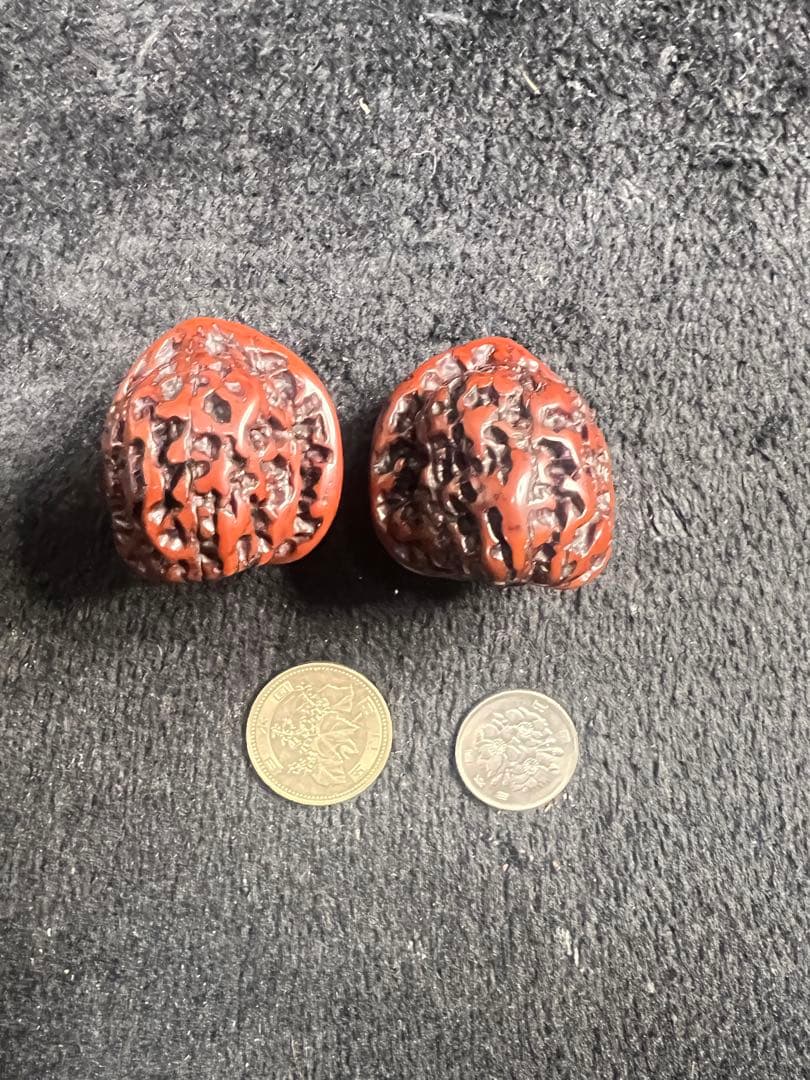 遊ぶ胡桃、「官帽」文玩核桃、クルミ核桃セットJST26101