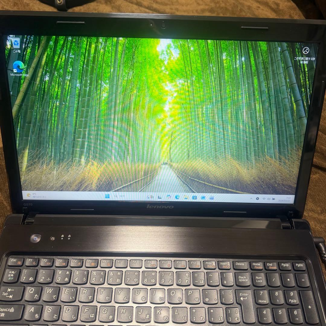 Lenovo G570 i3 メモリ8GB HDD750GB 美品