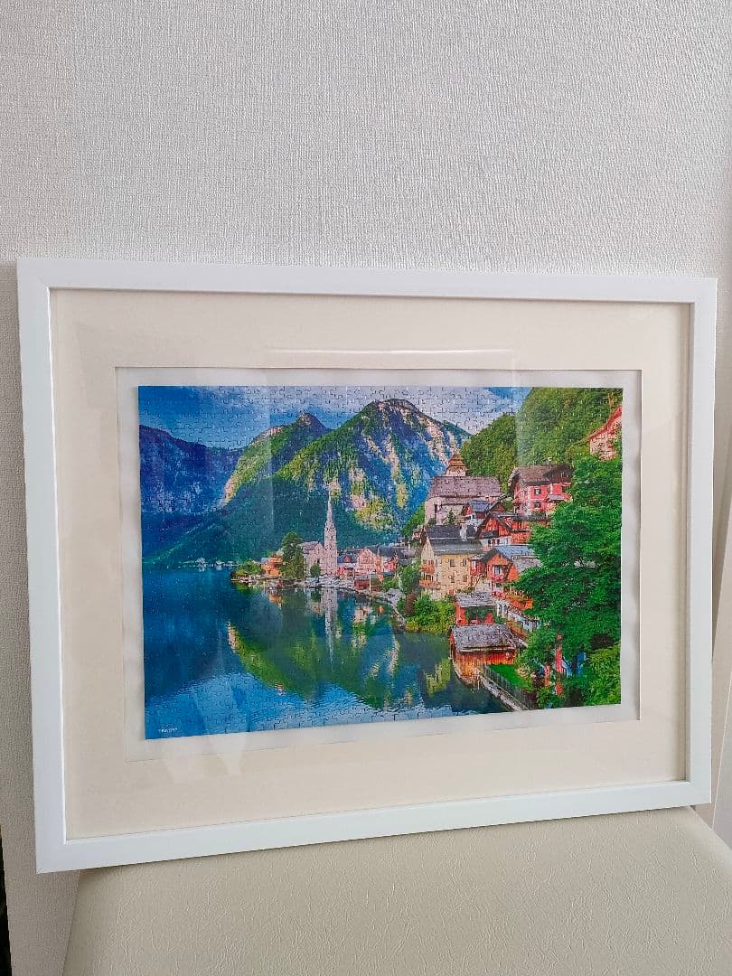 ハルシュタットの風景 ジグソーパズル完成品1000ピース フレーム付き