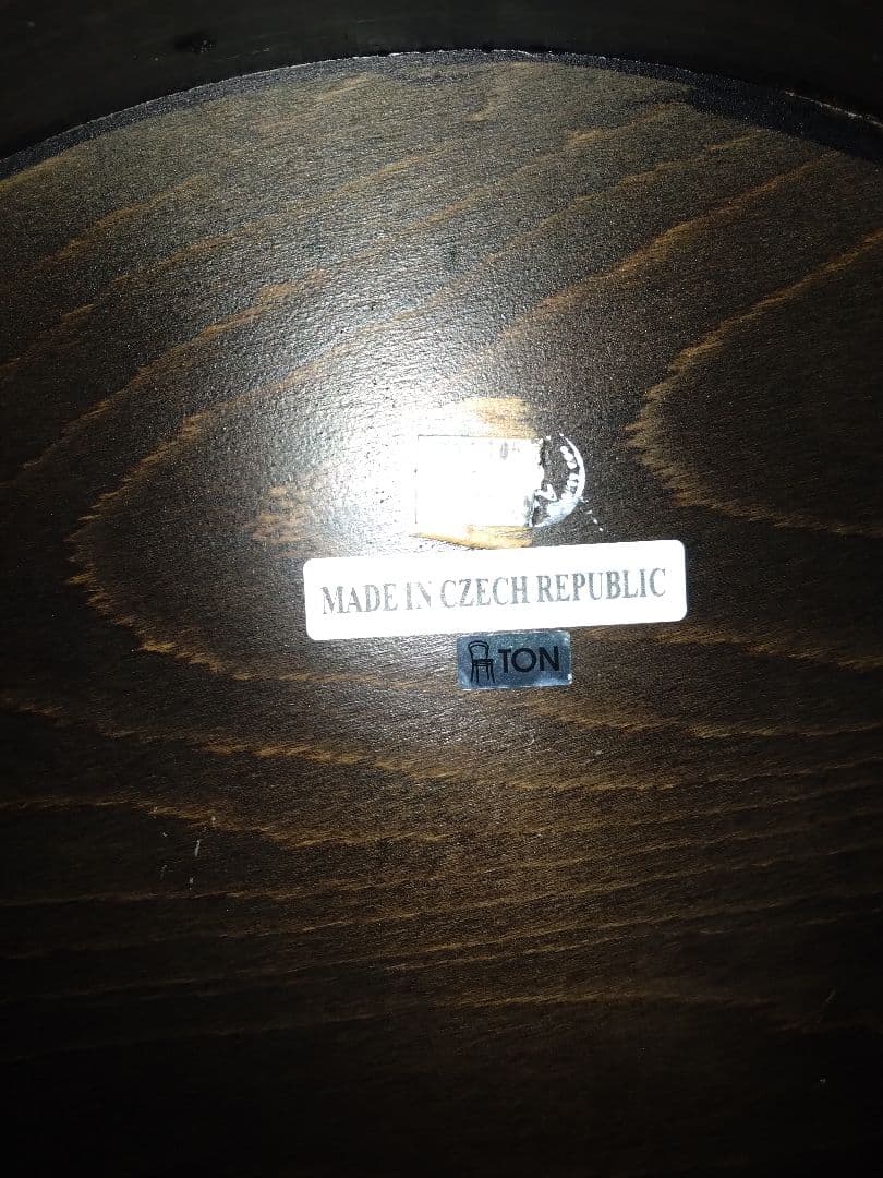 TON ダークブラウン木製椅子 2脚セット