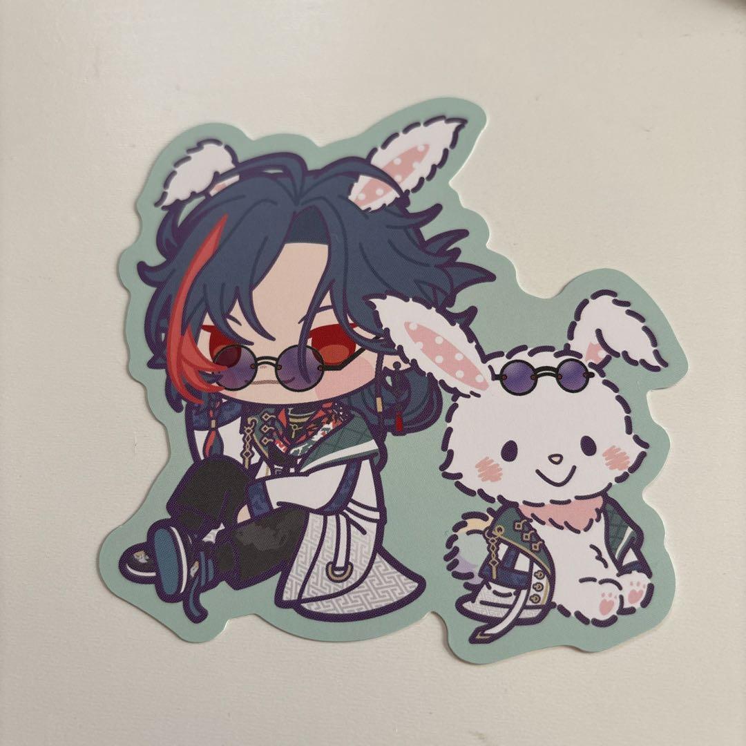 にじさんじ　3SKM×サンリオキャラクターズ　ホログラム缶バッジ　特典　魁星②