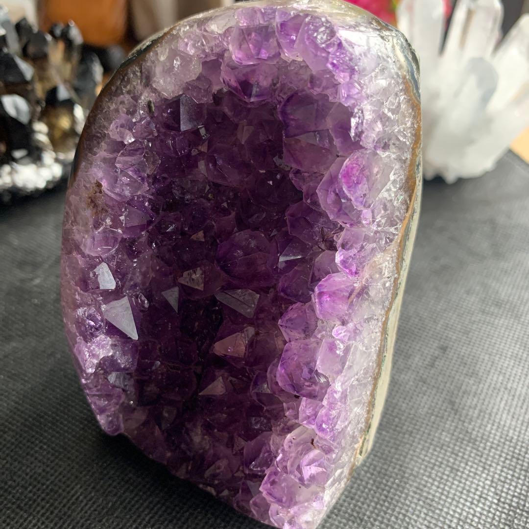 アメジストドーム約938.5g アメジストクラスター　ジオード　美結晶！最終価格