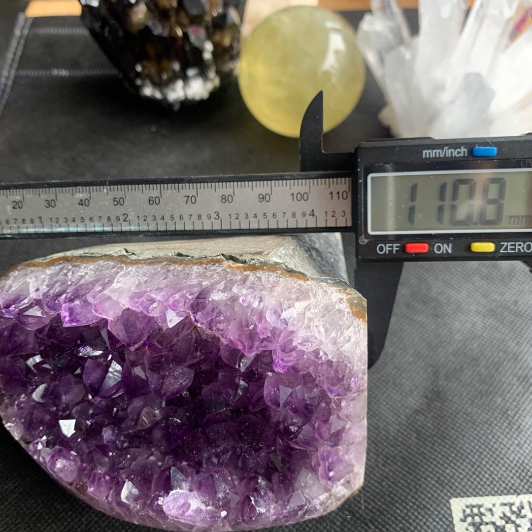 アメジストドーム約938.5g アメジストクラスター　ジオード　美結晶！最終価格