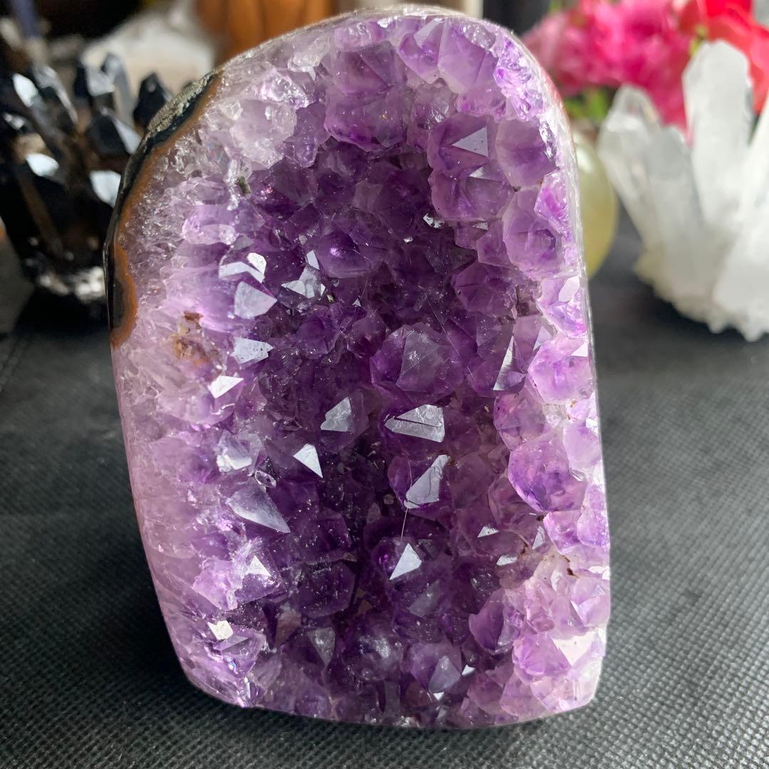 アメジストドーム約938.5g アメジストクラスター　ジオード　美結晶！最終価格