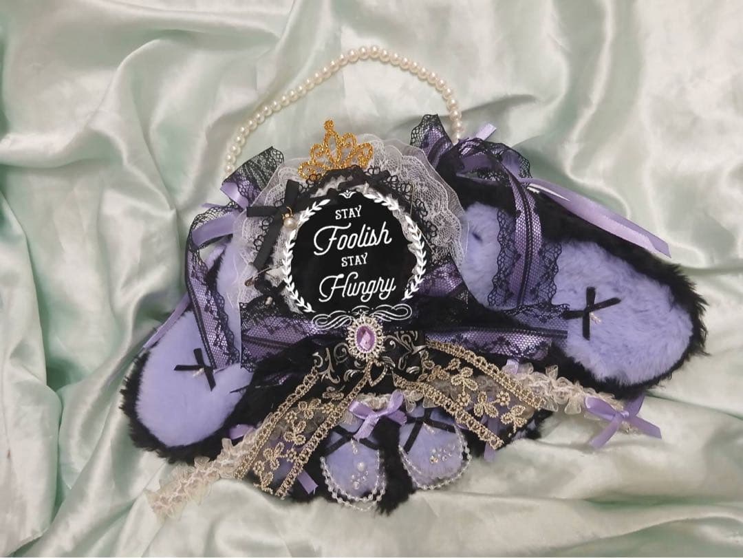 luce様ぬい服ふわふわ うさ耳 お座り 着ぐるみ 16cm 推しぬい にじぬい