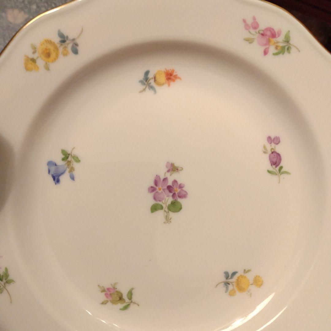 最終値下げ　一級品　マイセン　小花散らし　18cm