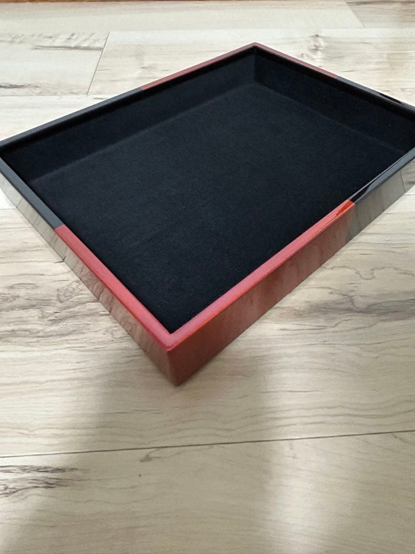 【新品】山田平安堂 オーバーナイトボックス　市松白檀