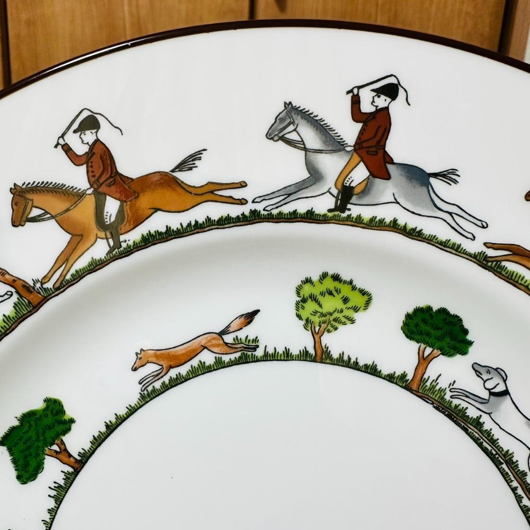 コールポート ハンティングシーン ディナープレート 27㎝ 大皿